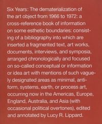 Six Years: The Dematerialization of the Art Object from 1966 to 1972 