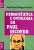 Hermenutica e Ontologia em Paul Ricoeur