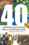 40 contribuies pessoais para a sustentabilidade