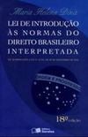 LEI DE INTRODUO S NORMAS DO DIREITO BRASILEIRO INTERPRETADA