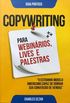 Copywriting para Webinrios Lives e Palestras
