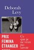 Ce que je ne veux pas savoir - Prix Femina Etranger 2020 (French Edition)