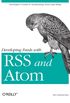 Developing Feeds with RSS amd Atom