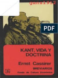 Kant, vida y doctrina