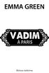 Vadim  Paris (Toi + Moi : seuls contre tous) (French Edition)