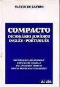 Compacto dicionrio jurdico ingls - portugus