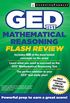 GED Test Mathematics Flash Review (English Edition)