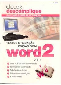 Textos e Redao - Edio com Word 2007 - 2