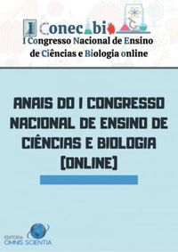 ANAIS DO I CONGRESSO NACIONAL DE ENSINO DE CINCIAS E BIOLOGIA