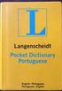 Langenscheidt Pocket Portuguese Dictionary