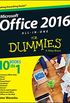 Office 2016 All-in-One For Dummies (English Edition)