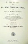 Dicionrio das Plantas teis do Brasil e das Exticas Cultivadas - Volume 3