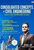 Consolidated Concepts of Civil Engineering (Crust to Core with ONE LINER Concepts) (English Edition)