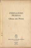 Fernando Pessoa Obras em prosa