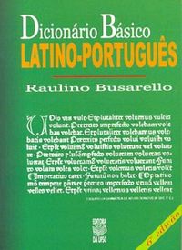 Dicionrio Bsico Latino-Portugus